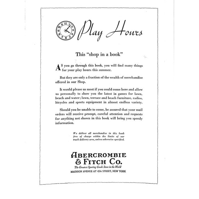 [40] pp. Abercrombie & Fitch Company 1936 9 1/2" x 7"
