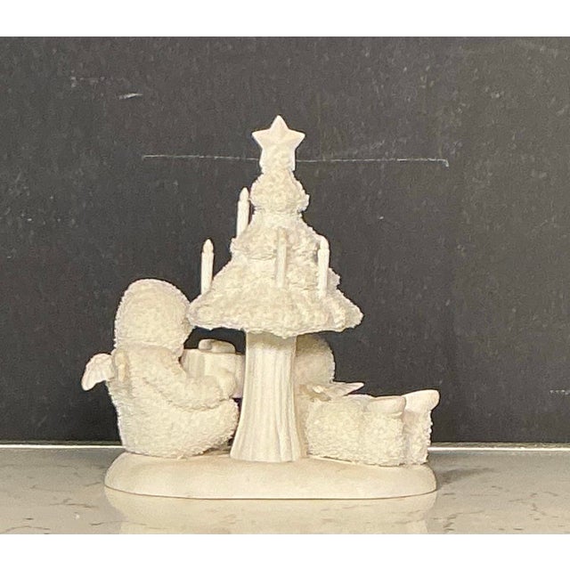 Vintage Department 56 Snowbabies, “Thank You” Retired 2001 For Sale - Image 4 of 7