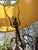 Vintage Hollywood Regency Cherub Lamp With Crystal Prisms, 41” For Sale In San Diego - Image 6 of 10