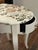 2020s French Country Botanical Floral Accent Table With Scalloped Apron, Refinished For Sale - Image 5 of 10
