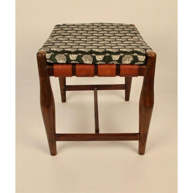 Vintage Austrian Stool by Josef Frank, 1920s For Sale - Image 3 of 12