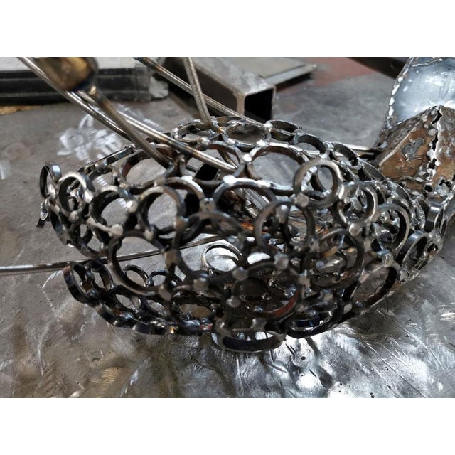 Ovidiu Kloska, Seed of Eternity, 1977, Welded Steel For Sale - Image 4 of 10