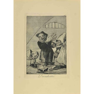 Francisco Goya, Duendecitos, 6th Edition, 1881, Etching For Sale