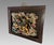 Magnificent Shiwan Chinese tile mounted on an expensive custom two tone wood frame with Chinese style brass hanger. Foo...