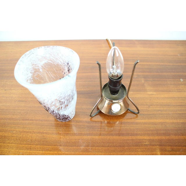 Metal Mid-Century Table Lamp from Zukov, 1960s For Sale - Image 7 of 9