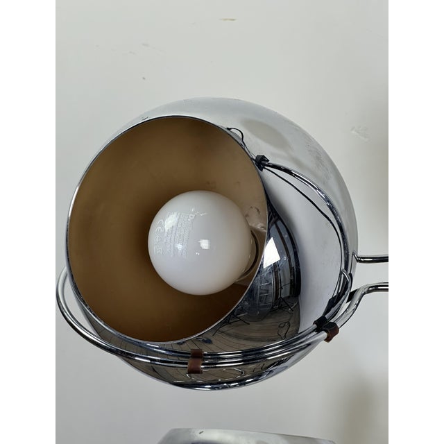 Vintage Space Age Eyeball Floor Lamp with 3 Chrome Globes, 1970s For Sale - Image 11 of 15