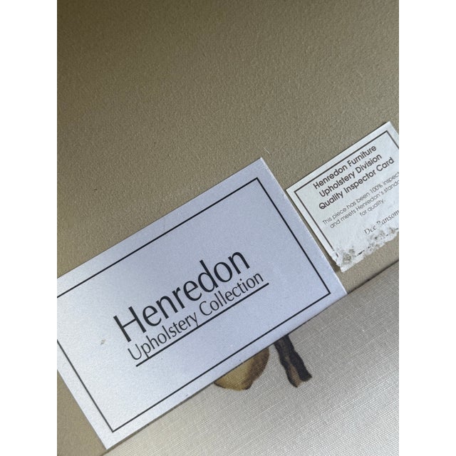 Late 20th Century Henredon Furniture Upholstered Sofa For Sale - Image 12 of 12