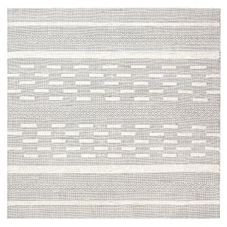 Bauer Collection Geometric Beige Black Handmade Wool by Rug Doris Leslie Blau For Sale