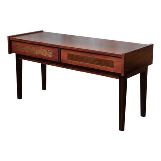 Attributed to Pedersen & Hansen Danish Rosewood Side Table, 1970s For Sale