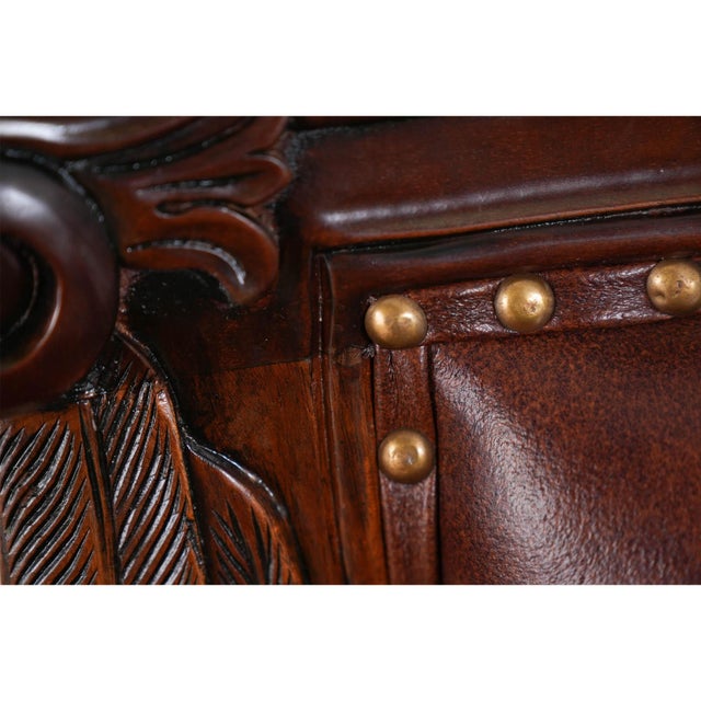 Leather Swan Arm Chair For Sale - Image 12 of 14