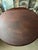 Vintage Mid-Century Regency Mahogany Drum Table With Carved Paw Feet For Sale - Image 9 of 12