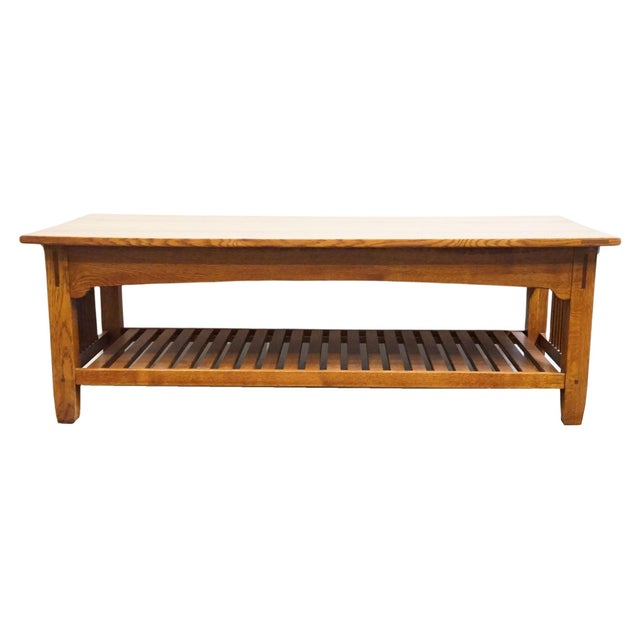 Lexington Furniture Bob Timberlake Arts and Crafts Collection Mission Style 58" Accent Coffee Table 0722-944 For Sale - Image 9 of 12