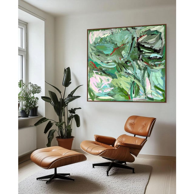 This artwork will be shipped rolled in a dent-resistant tube. German artist Petra Schott translates human emotions,...