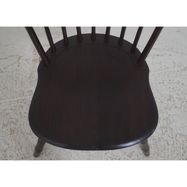 Brown Birdcage Windsor Style Side Chair For Sale - Image 8 of 18