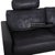 CL 820 Corner Sofa in Anthracite Leather with Chrome Sled Feet from Erpo For Sale - Image 9 of 16
