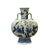 Chinese Blue White Porcelain Oval Flat Body People Theme Vase For Sale In San Francisco - Image 6 of 6