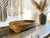 A striking Gabriella Crespi –style coiled rattan oval tray, beautifully crafted with warm natural cane and sculptural...