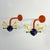 Multicolor Mina Coat Rack from Ikea, 1990s, in Good conditions. Designed 1990 to 1999 This piece is attributed to the...