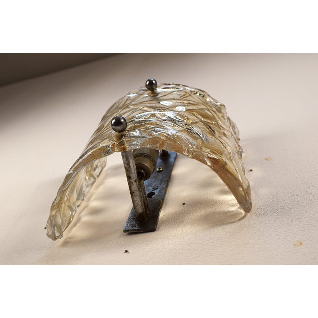 Murano Wall Lamps, 1970, Set of 2 For Sale - Image 10 of 17