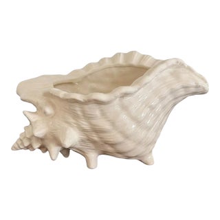 Large Ceramic Conch Shell For Sale