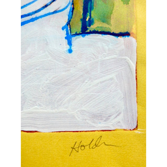 Contemporary Contemporary Drawing, Blue Eyed Woman Drawing by Martha Holden For Sale - Image 3 of 5