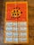 Charming & Vintage Vera Neumann Linen Tea Towel, Annual Calendar Dated 1972. Classic Vera design with her signature...