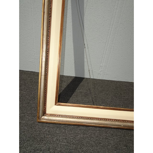 Large Tall 54"Hx31 Vintage French Country Gold Ornate Picture Frame For Sale - Image 12 of 14