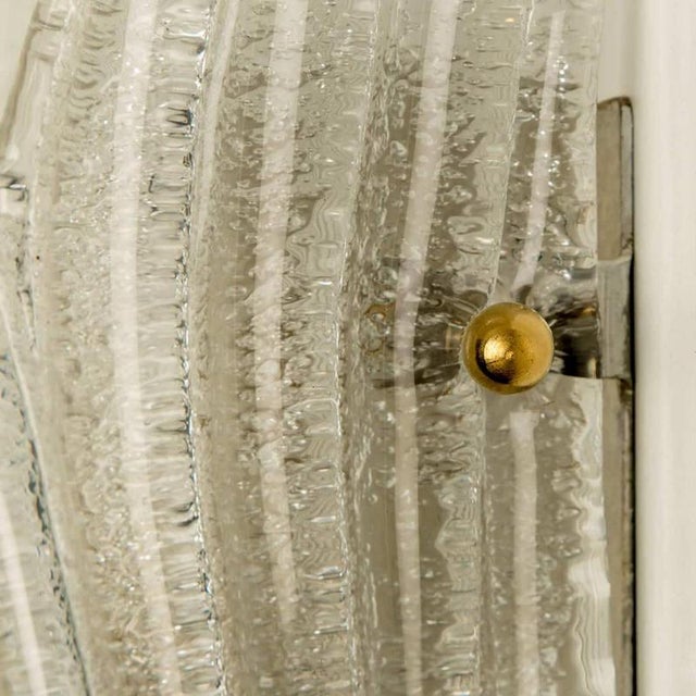Murano Glass Wall Sconce in the style of Barovier & Toso, Italy, 1970s For Sale - Image 4 of 15