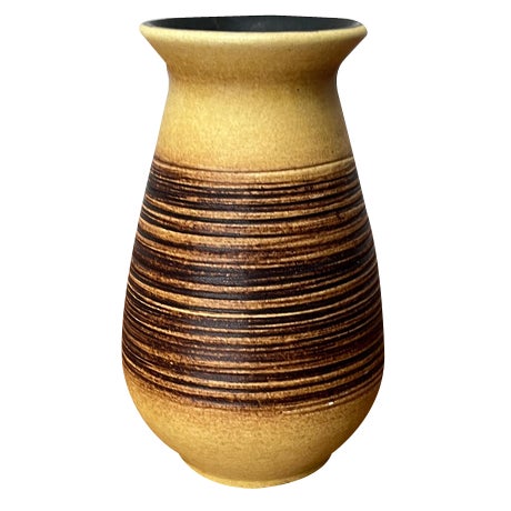 Mid-Century West German Pottery WGP Vase from Jasba, 1960s For Sale
