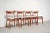 - This set of 4 dining chairs was produced by Schiønning & Elgaard in Randers Denmark during the 1960s - The frame is of...
