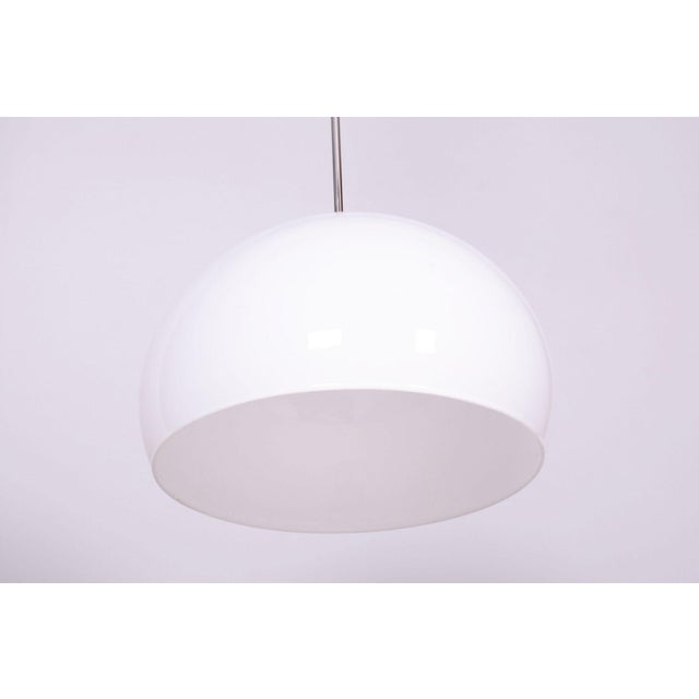 1970s Mid-Century Chandelier in Chrome from Meblo, Italy, 1970s For Sale - Image 5 of 8