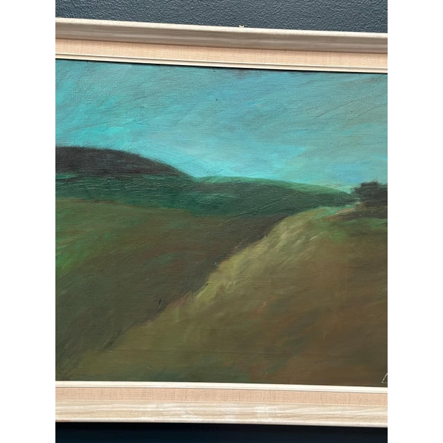 Dina Mortensen, Landscape, 1950s, Oil Painting on Canvas, Framed For Sale - Image 4 of 15