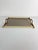 Gold Italian Brass Tray with Smoked Glass Top, 1970s For Sale - Image 8 of 16