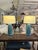 Cerulean Large Cerulean Blue Ceramic Pottery Table Lamps -a Pair For Sale - Image 8 of 10