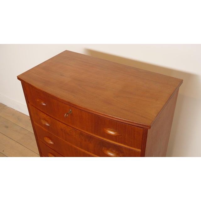 Vintage Danish Teak Chest of Drawers For Sale - Image 4 of 9
