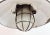 1960s Industrial Black Enamel and Cast Iron Cage Pendant Light from Elektrosvit, 1960s For Sale - Image 5 of 18