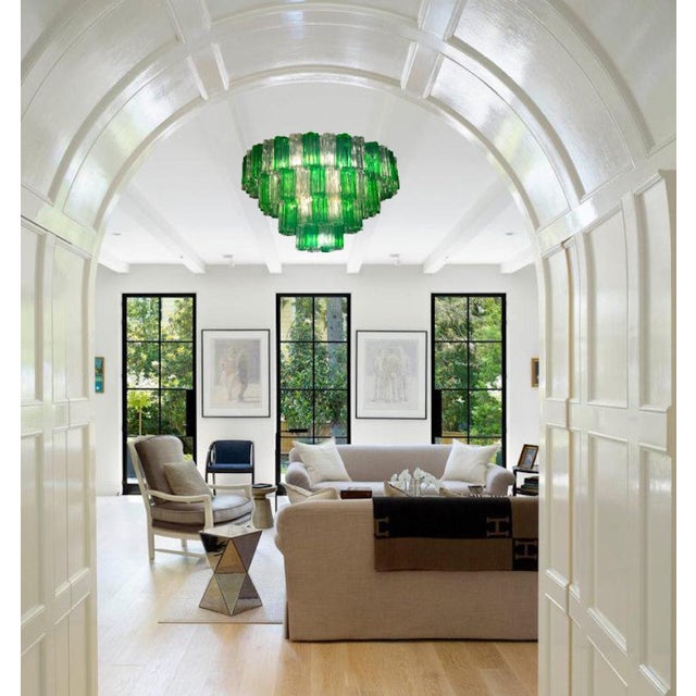 Modern Murano Glass Chandelier, 1970 For Sale - Image 3 of 18