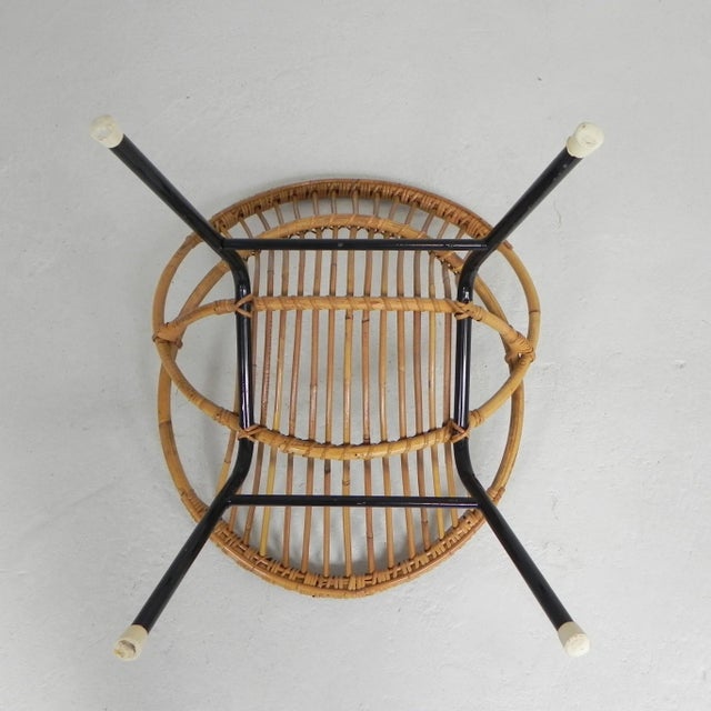 Vintage Bamboo Chair by Rohe Noordwolde, 1960s For Sale - Image 4 of 18