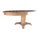 Antique Quarter Sawn Oak Pedestal Dining Table | Tiger Extension Table For Sale - Image 4 of 17