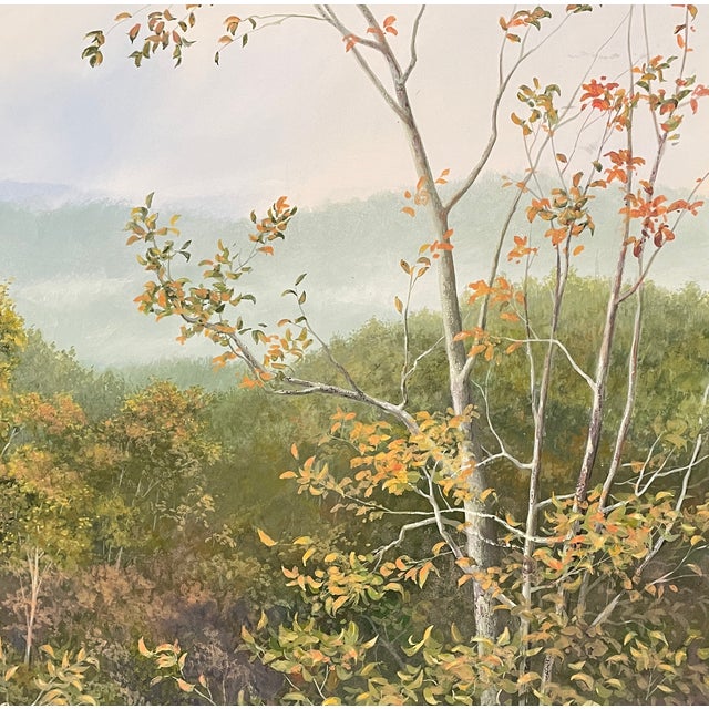 Traditional 1994 Jim Palmer Blue Ridge Mountain Painting For Sale - Image 3 of 5