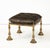 1950's Brass and Crushed Velvet French Ottoman For Sale In New York - Image 6 of 14
