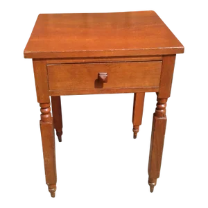 Antique Cherry One Drawer Stand 1860s Era