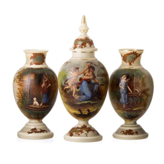 Glass Jar and Jugs, 19th Century, Set of 3 For Sale - Image 6 of 6