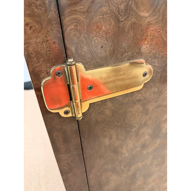 Wood 1970’s Burled Console Cabinet From Legendary Mastercraft Furniture For Sale - Image 7 of 12