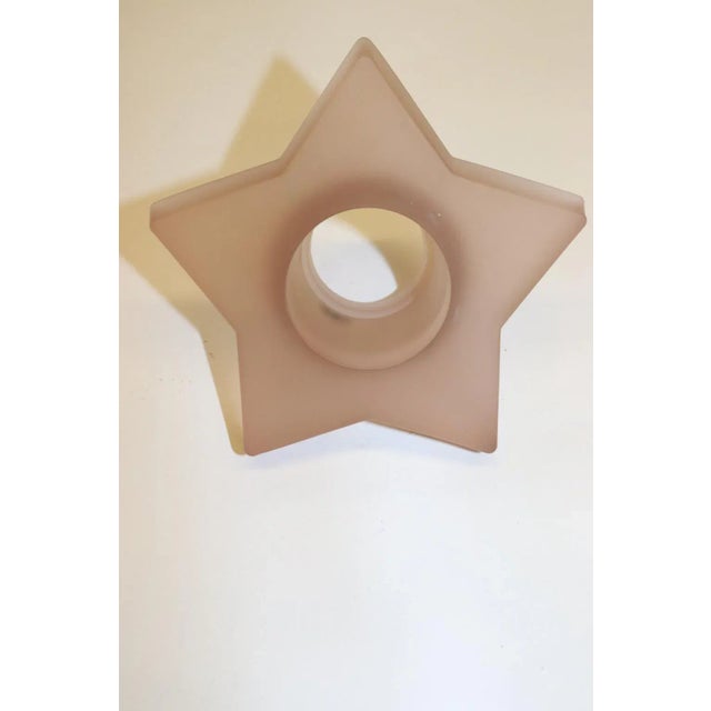 Itre Modern Murano Amethyst Cast Glass Pencil Holder For Sale - Image 4 of 6