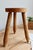 Vintage Tripod Stool in Light Raw Wood, 1970s For Sale - Image 6 of 7