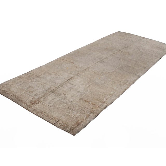 Washed Out Vintage Turkish Kars Rug For Sale - Image 4 of 6