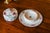 Arts & Crafts Antique Villeroy & Boch Dresden Cheese Dome With Underplate Red Poppy Thorny Vine Ceramic Butter Dish Late 19th C. German Pottery For Sale - Image 3 of 8