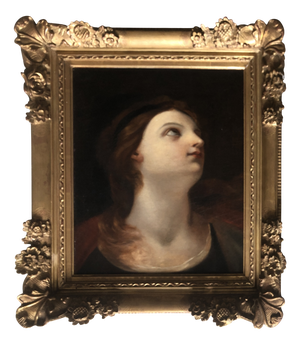 Mary Magdalene in Ecstasy, 1890s, Oil Painting on Canvas, Framed