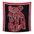 Museum Exhibited 1920s Native American Child's Button Blanket | Northwest Coast Wolf Crest Regalia | Smithee Collection Nacre Wool Robe For Sale